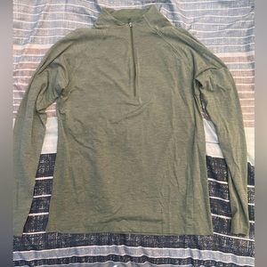 Lululemon Half-Zip, Green, Large